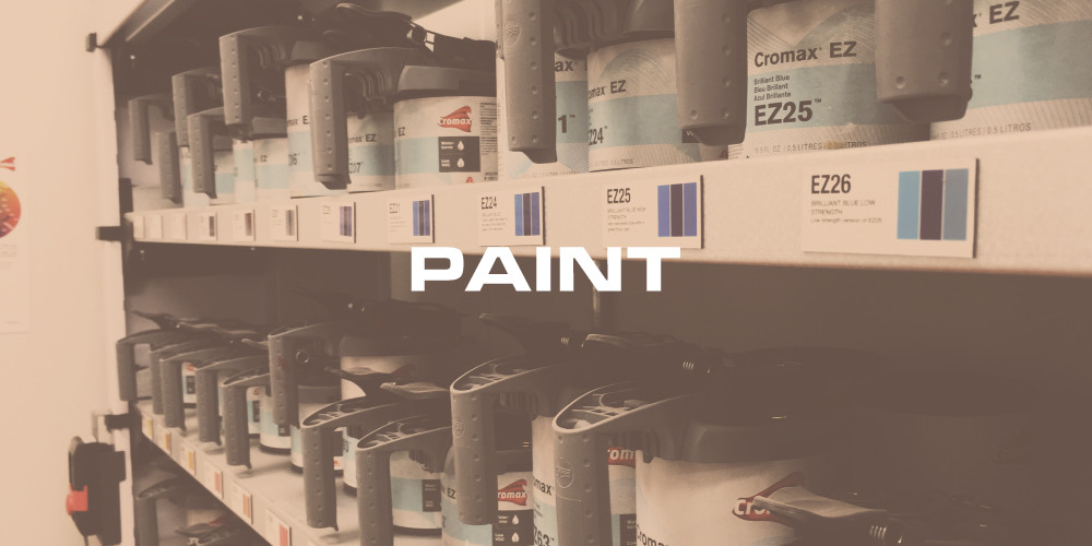Auto paint products and booth